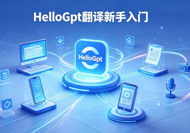 HelloGpt翻译怎么用？新手入门完整使用教程